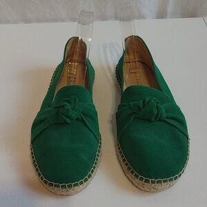 Talbots green espadrilles
